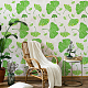 FINGERINSPIRE 5pcs Ginkgo Biloba Painting Stencil 10/15/20/25/30cm Reusable Leaf Pattern Drawing Template Plastic Square Hollow Out Stencil DIY Craft for Wall Wood Furniture DIY-WH0394-0085-5