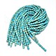 Barrel Synthetic Turquoise Beads Strands G-N0140-16-8x10mm-2
