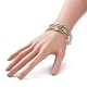 Glass Beads Five Loops Wrap Bracelets BJEW-JB09056-03-3