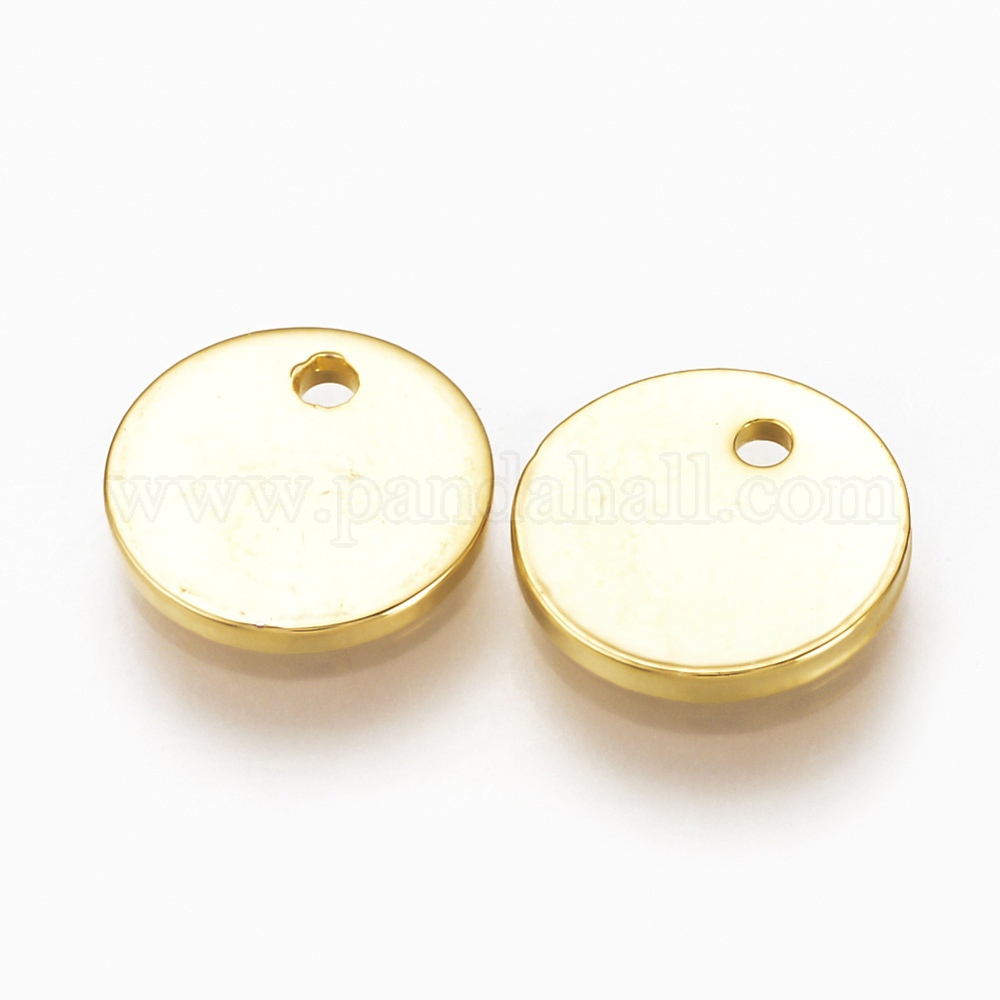 30 Breloques Triangle Plaqué Or 18K - Pour DIY Bijoux - Benecreat