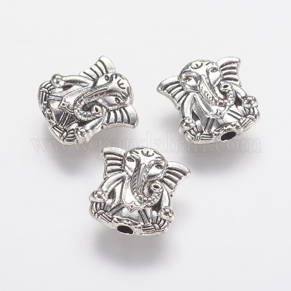 300 Perles Entretoises En Alliage Argent Tibétain Vieilli - Trous 2~6 Mm