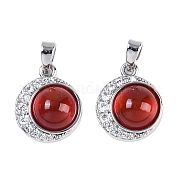 Подвески из натурального сердолика (окрашенные и нагретые) KK-U043-53P-01