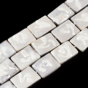 Покрытие нитей из натуральных пресноводных ракушек SHEL-N026-222