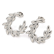 Серьги-гвоздики из нержавеющей стали марки 304 EJEW-P270-03P
