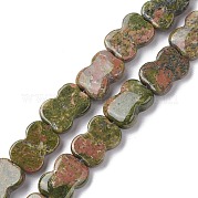 Природные Unakite бисер нитей G-K359-D09-01