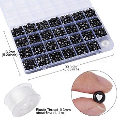 Kit fai da te per creare braccialetti elasticizzati con lettere&nbsp;DIY-YW0007-60B