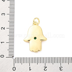 Ottone micro spianare pendenti zirconi&nbsp;KK-D325-50G