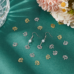 20 Stück 2 Farben 304 Edelstahl-Charms&nbsp;STAS-DR0001-06