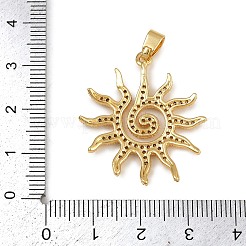 Ottone micro spianare pendenti zirconi&nbsp;X-KK-K303-01G