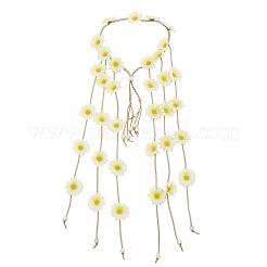 Tela girasol hippie diadema floral corona&nbsp;OHAR-WH0011-12C