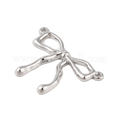 Ciondoli connettori con maglie a fiocco testurizzate in acciaio inossidabile 304 anti-ossidazione&nbsp;STAS-S125-03P