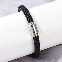 Geflochtene Armbänder aus Mikrofaser-Lederband&nbsp;BJEW-D304-13P-02