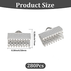 280 Stück Crimp-Enden aus Eisenband&nbsp;IFIN-CP0002-97G