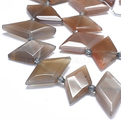 Filamenti di perline Sunstone naturale&nbsp;G-O179-H18