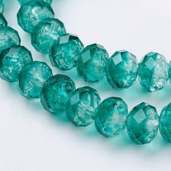 Fili di perline di lampwork luminosi fatti a mano&nbsp;LAMP-K027-02C