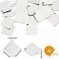 40 pieza de dijes de acero inoxidable 304&nbsp;STAS-DC0006-78