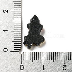 Cabochons décodés en résine opaque sur le thème d'Halloween&nbsp;RESI-E055-01I