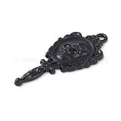 Pendenti smaltati in lega di placcatura a cremagliera di halloween&nbsp;PALLOY-F018-26EB-01