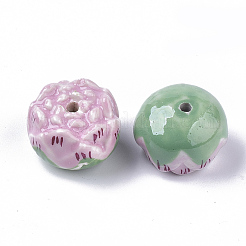 Abalorios de porcelana hechas a mano&nbsp;PORC-N004-A-67