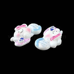 Cabochons de lapin mignon opaque&nbsp;CRES-O006-14C