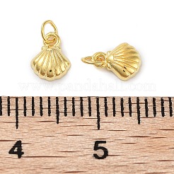 925 Muschelanhänger aus Sterlingsilber mit Biegeringen.&nbsp;STER-K181-07G