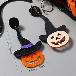 Halloween-Kürbis-Ohrstecker aus Legierung&nbsp;XN8797-1