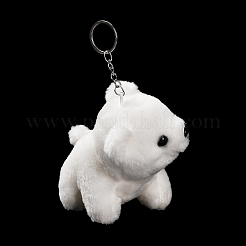 Decorazioni di ciondoli orso giocattolo di peluche di simulazione peluche di cotone pp del fumetto&nbsp;HJEW-K043-10