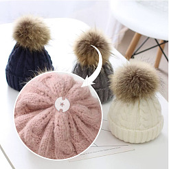 60 pieza de herramienta de fijación para hacer gorros de punto acrílicos de 3 formas&nbsp;FIND-GA0004-03