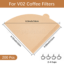 100 Stück Papierkaffeefilter&nbsp;FIND-WH20007-39A