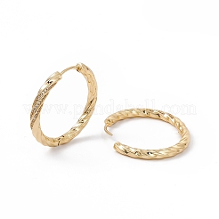 Orecchini a cerchio con zirconi cubici&nbsp;EJEW-B014-11G