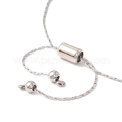 Schieberarmbänder aus Polyester mit Quasten und Herzanhängern für Damen&nbsp;STAS-P302-13P