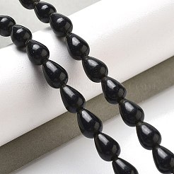 Natürlichen schwarzen Steinperlen Stränge&nbsp;G-B106-A19-01
