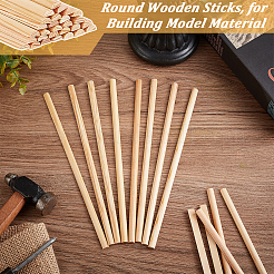 Runde Holzstäbchen&nbsp;WOOD-WH0109-22