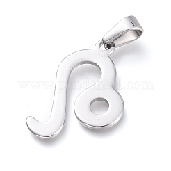 Pendentifs en acier inoxydable 304 anti-ternissement&nbsp;STAS-L210-06D-P
