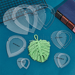 Transparentes Fransenschneidewerkzeug aus Acryl&nbsp;TOOL-WH0136-100
