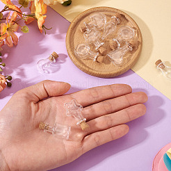 10 Stück 10 Stile Mini-Glasflaschen mit hohem Borosilikatgehalt&nbsp;BOTT-TA0001-01