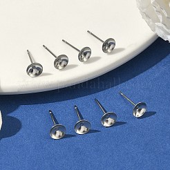 Perni per orecchini in acciaio inossidabile 304 resistenti all'ossidazione&nbsp;STAS-R063-50