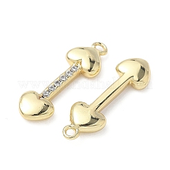 Messing Mikro ebnen Zirkonia Anhänger&nbsp;KK-Q091-02G