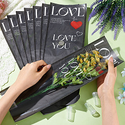 20 Stück OPP-Kunststoff-Blumenstrauß-Geschenkpapier&nbsp;DIY-TA0003-68B