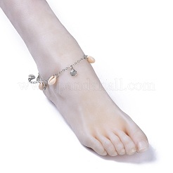 Cavigliere a catena per cavi in ottone&nbsp;AJEW-AN00258