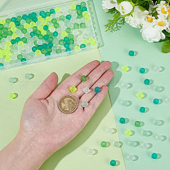 Ensemble de perles de verre transparentes de 5 couleur&nbsp;FGLA-PH0001-11B-02