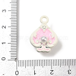 Lackierte legierungsanhänger&nbsp;PALLOY-S038-07A