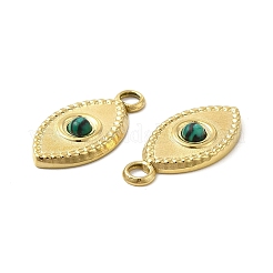 Pendentifs de malachite naturelle&nbsp;STAS-J401-VC545