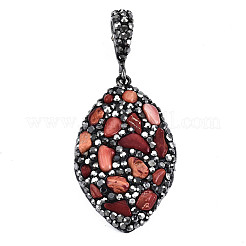 Fimo Strass Anhänger&nbsp;RB-S056-12A-B
