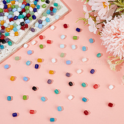 225 pz 15 colori fili di perle di vetro opaco&nbsp;GLAA-PA0001-67