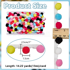 13 m langes Haarballband aus Polyester&nbsp;OCOR-PH0007-21B