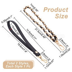 2 Stück 2 Stil Armband-Taschengurte&nbsp;DIY-WR0003-05