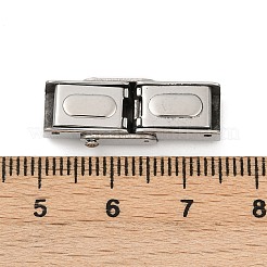 Fermoirs de bracelet de montre en acier inoxydable 304&nbsp;STAS-U055-01A-P