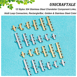 24 stücke 12 arten 304 edelstahl kronleuchter komponente Verbinder&nbsp;STAS-UN0042-02