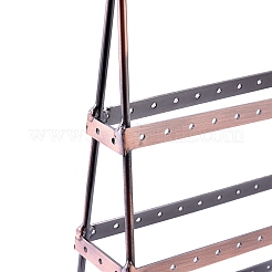 Espositore per orecchini in ferro a 4 piano&nbsp;EDIS-K002-01R